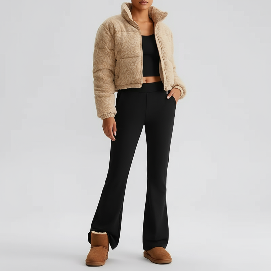 CozyFlex platėjančios kelnės su kišenėmis