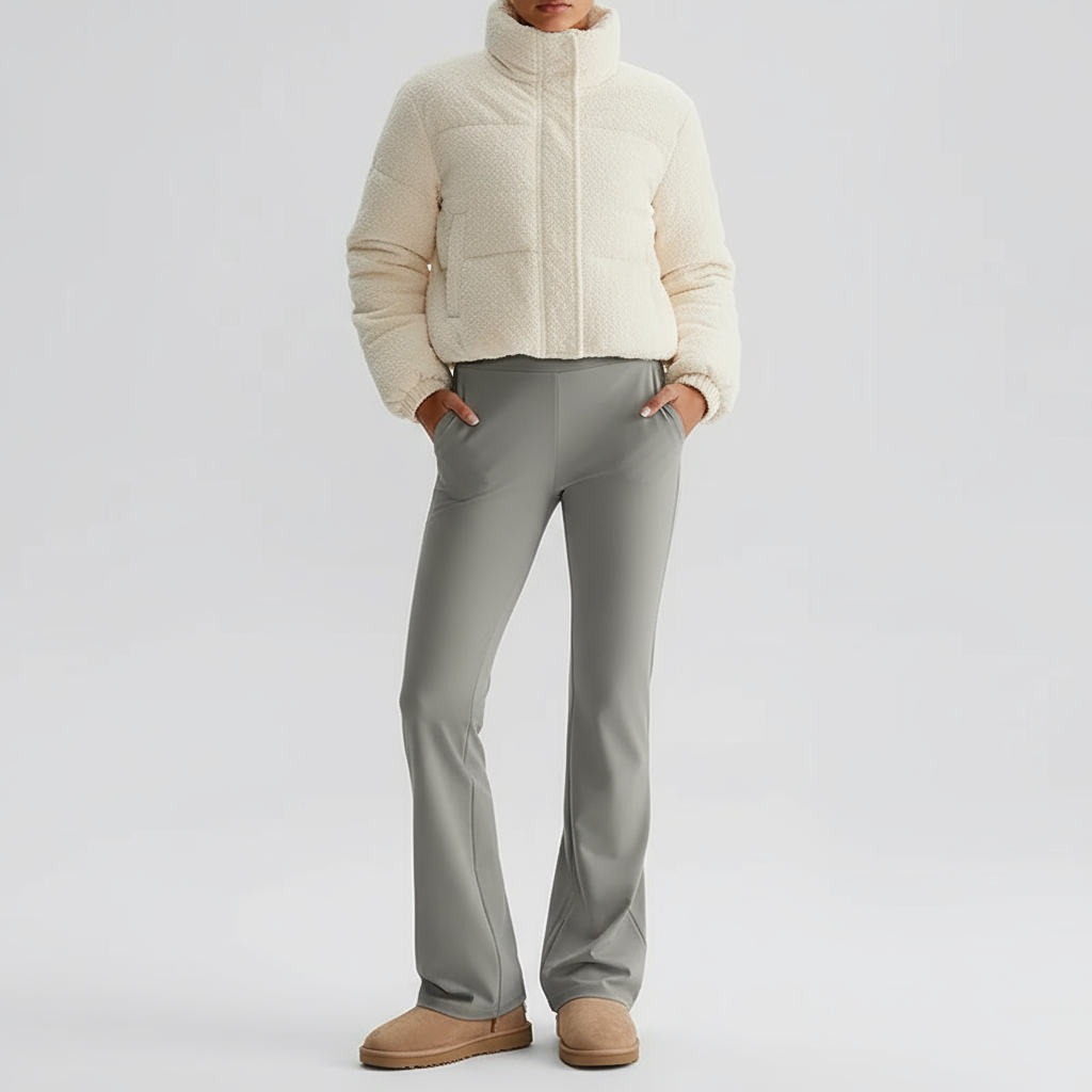 CozyFlex platėjančios kelnės su kišenėmis